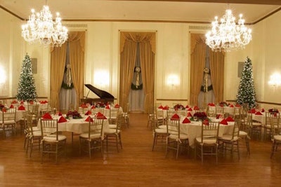 Holiday dinner in the Grand Ballroom