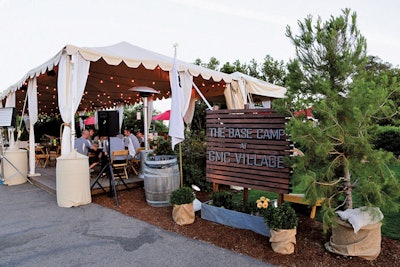 General Motors and Grand Central Marketing turned three camping spots at El Capitan State Beach into luxury lounges.