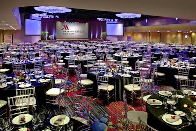 Seated social events in our Broadway Ballroom for up to 2,400