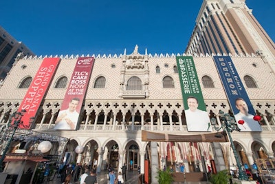 Banners on the Venetian loudly announced participating chefs.