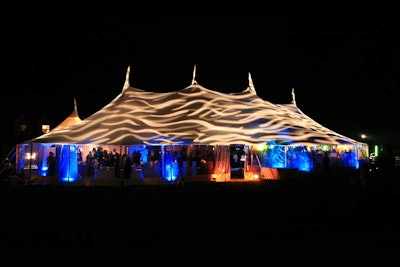 Large Scale tent projection