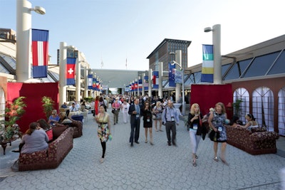 Seaport's open-air boulevard is ideally suited for receptions