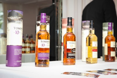 Cask's 'On The Rocks' scotch tasting and cigar smoking lounge event at the SLS Hotel