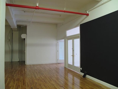 Adelante Studios offers clean open space dividable in any configuration.