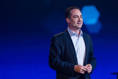 Jonathan Becher, chief marketing officer of SAP, was one of the top social interacters at the event. Becher began his talk by tweeting: 'On stage at #C2MTL. Looking forward to connecting with crowd. RT if you’re watching & will follow you afterwards.'