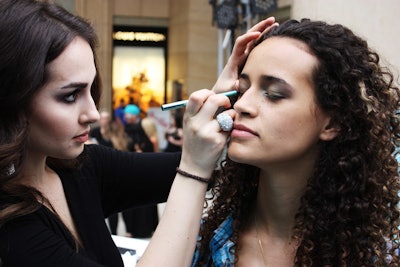Attendees could also book makeup appointments with M.A.C. artists.