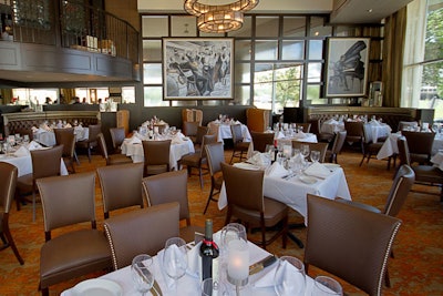 Ruth's Chris Steak House has moved locations, opening a 400-seat restaurant in Space City. The sprawling 9,100-square-foot steak house offers five private dining rooms, including the eight-person Gallery Room and the Bayou and Cypress rooms, which can be combined to seat 80. The private rooms can also be configured for business presentations.