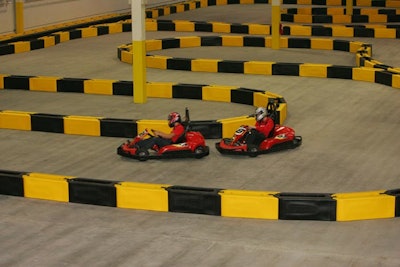 Bird eye's view of the track