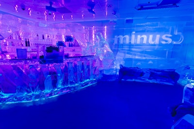 Minus5 Ice Bar opened its first Orlando location in April at Pointe Orlando. Like the existing locations in Las Vegas and New York, everything is made of ice—the bar, tables, benches, walls, and even the drink glasses. Hand-carved sculptures depict iconic Florida images such as palm trees, penguins, space shuttles, and sea creatures. The venue provides parkas and gloves so guests can stay warm in the minus 5 degrees Celsius (23 degrees Fahrenheit) environment. The 2,500-square-foot space holds 100 people for a private event.