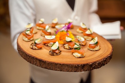 At events for the new Pérez Art Museum Miami, where it is the exclusive caterer, Stephen Starr Events has served items like Balik smoked salmon with potato latkes, watercress crème fraiche, and curried deviled quail eggs.
