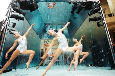 M.A.C. cast the Esther Williams-inspired performers after an extensive search and audition process.
