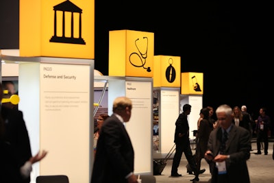 Distinct symbols indicated the industries that corresponded to the content offered in the 'Industries' campus.