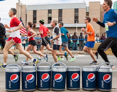 Pepsi Co events at the NYC Marathon produced by First Protocol