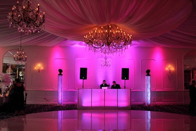 Sample DJ sound & lighting setup