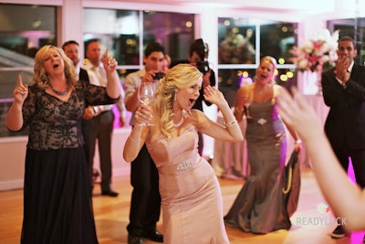 Guests dancing at a Vision Entertainment private event