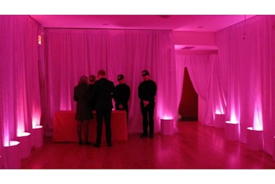 Party In Pink, private birthday bash, lobby entrance
