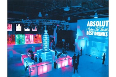 Absolut Vodka ad campaign cocktail party