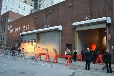 Ray-Ban District 1937 new eye wear launch, garage and facade