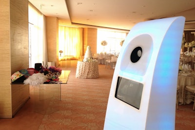 Wedding Photo Booth Rental - Elegant Module Design and Internal LED lighting