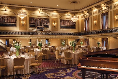 The grandeur of the Grand Ballroom is designed to impress every meeting or event attendee.