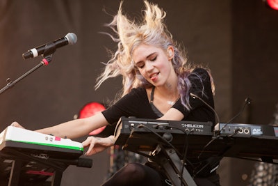 Grimes at Pitchfork Music Festival