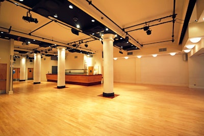 4,000 sq. ft., street-level Event Space – view from back