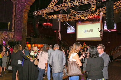 Event professionals gathered at the Belasco for the preparty, co-hosted by NACE.