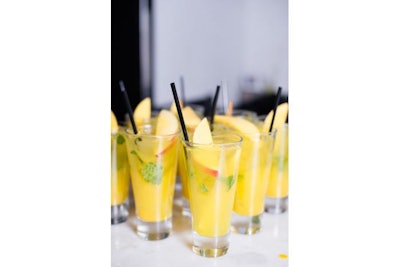 Mango mojitos are a signature drink at The Grand Luxe Event Boutique.