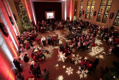 Holiday party at Mundelein Auditorium