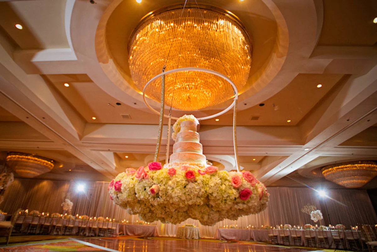 Wedding cake ceiling | Honestweddingadvice.com