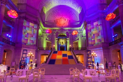 Video mapping for San Francisco Ballet's 80th Anniversary Gala at San Francsico City Hall