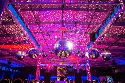 Mirror Collection - Mirror balls sparkling above the dance floor at Pier 48 in San Francisco, California