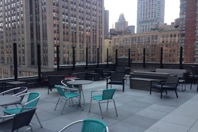 1500 Square Footage of terrace space
