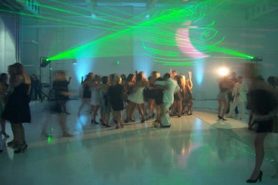 Sweet 16 party in biz jet hangar