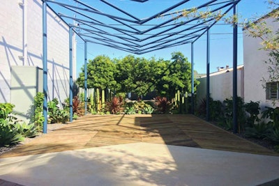 The Washbow planted pergola