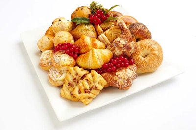 Assorted breakfast pastries