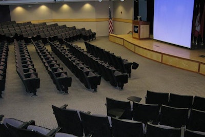 Robert Frost Hall Walker Auditorium holds up to 217 guests and is perfect for performances, lectures, and film series!