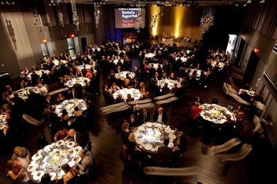 Ada Slaight Hall is a flexible event space for fundraisers and gala events. Photo: Paul Casselman, courtesy of The Daniels Corporation