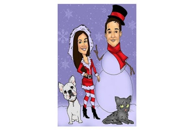 Custom Christmas cards are fun for the holidays