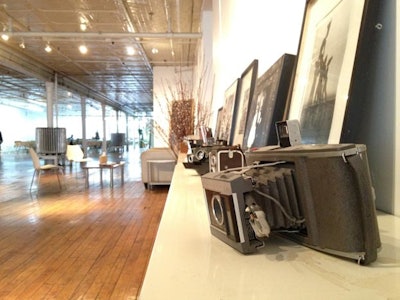Semi-furnished open loft photo and video production space special event venue