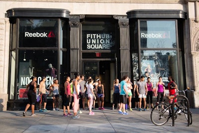 Host an event at one of the many Reebok FitHub locations