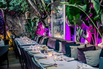A private event hosted in the Hidden Garden