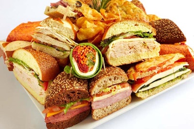 Assorted sandwiches