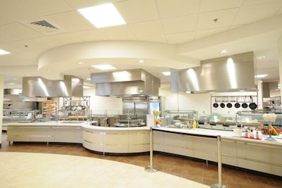 Dining Center kitchen