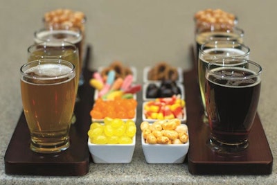 Offer a Beer and Candy pairing for a trendy activity.