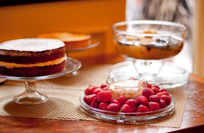 Weekend prix fixe brunch at The Peacock. Can be enjoyed on the terrace if sunny and in the Garden and or The Peacock Room.