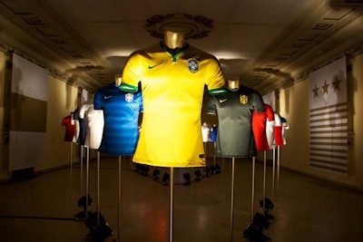 Brazil jersey is at the front of Nike's jersey unveiling