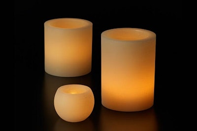 Wax candleholders