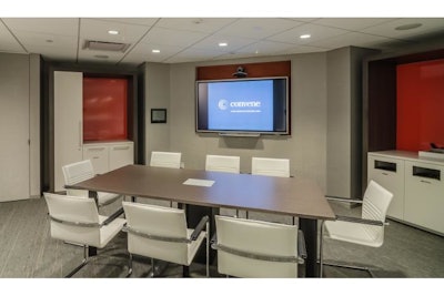Boardroom - Studios support small meetings and include resources that promote successful decision making and idea generation