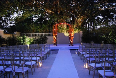 Coral Gables Country Club exterior ceremony